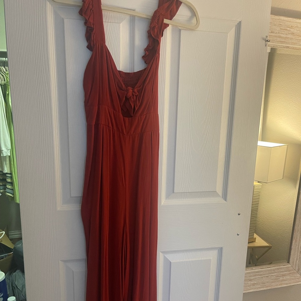 L*SPACE red jumpsuit